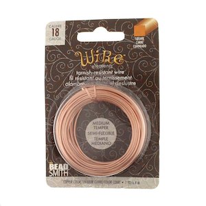 Beadsmith Square Wire 18 Gauge/1.02mm 6.4m