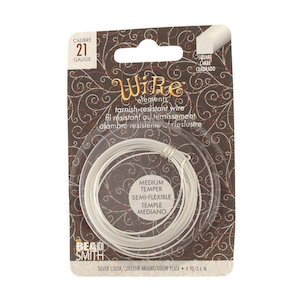 Beadsmith Square Wire 21 Gauge/0.71mm 3.6m