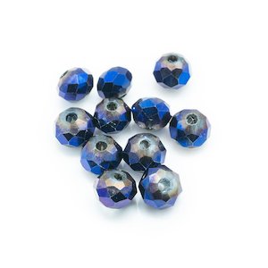 Glass Crystal Faceted Rondelle 5mm x 3mm