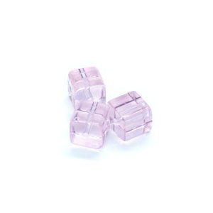 Jewellery: Glass Crystal Cube 8mm