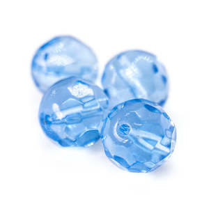 Chinese Crystal Faceted Glass Beads 10mm