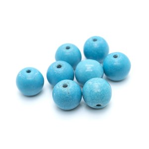 Jewellery: Magnesite (dyed/stabilised) Round Beads 6mm