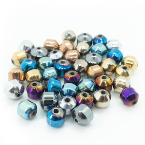 Hematite Bicone Beads 6mm