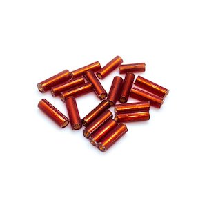 Bugle Beads, Silver Lined 3/0 (6x1.8mm)