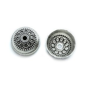 Jewellery: Domed Bead Caps 15mm x 9mm