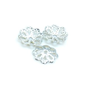 Bead Caps Filigree Flower 6mm