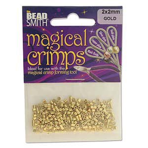 Magical Crimp Tubes 400 Pack 2mm x 2mm