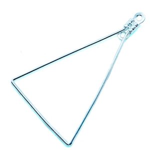 Triangle Beading Hoop 39.5mm x 25mm