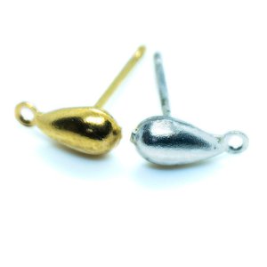 Teardrop Earring Stud Posts 7mm x 4mm