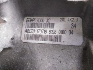 2020 Ford Mondeo Transmission Gearbox