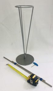 Small Stand Set – Tripod, Base and 2 Spikes