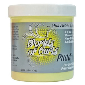 Worlds of Curls Curly Pudding with Milk Protein & Honey 15.2 oz