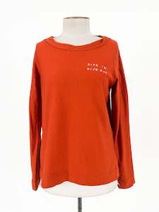 Jumper: Liam | Orange Casual Jumper | Size 8