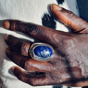 Asebu ring Lapis Lazuli