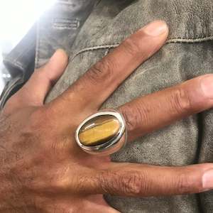 Asebu ring Tiger Eye MADE TO ORDER