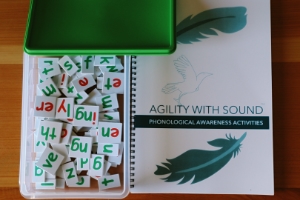 Letter tiles and Activities manual