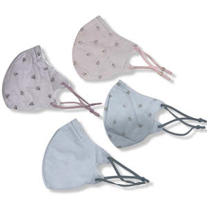 Fabric Cotton Face Mask 3 Layered - Pastel