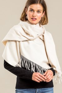 Cafe: Cashmere Plain Stole