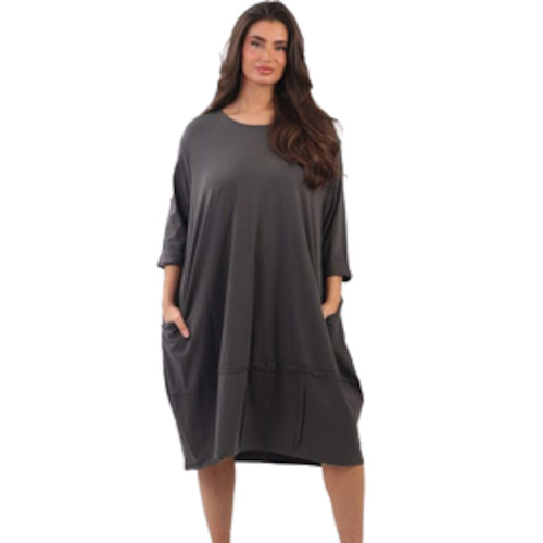 BEAU Billie Panel Dress Charcoal