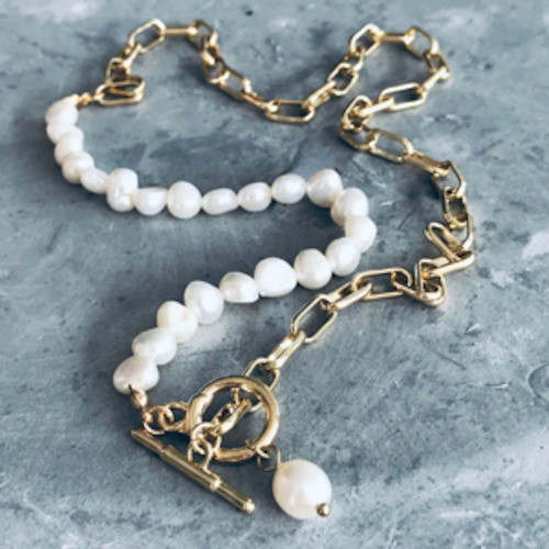 TWIGG Necklace Ada Gold Pearl