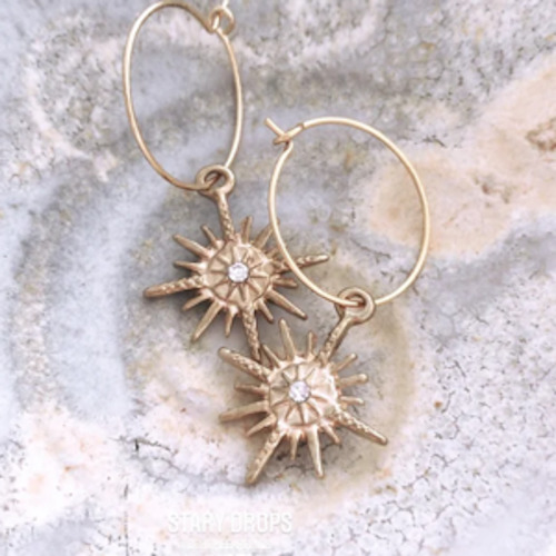 TWIGG Earrings Stary Boheme Hoop