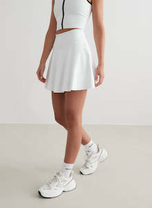 WHITE SENSE SKORT