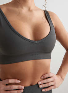 Shadow Grey Shape Seamless Deep Cut Bra