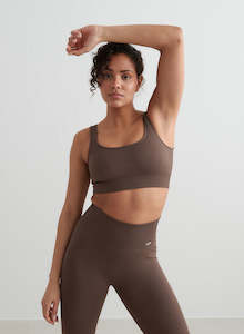 Macchiato Ribbed Seamless Tank Bra