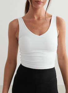 Clothing: White Sense Bralette