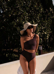 Clothing: Cacao Capri One Shoulder Bikini Bra