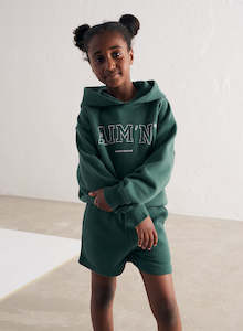 Pine Green Mini College Sweat Hood