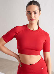 Clothing: Salsa Limitless Seamless Cropped Tee