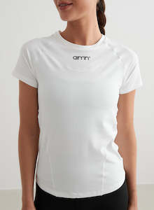 White Soft Basic Short Sleeve