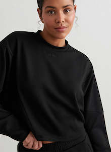 Black Comfy Modal Block Sweatshirt