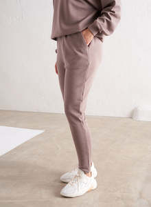 Clothing: Macchiato Melange Comfy Sweatpants