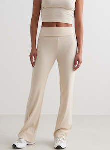 Cafè Au Lait Ease Ribbed Pants