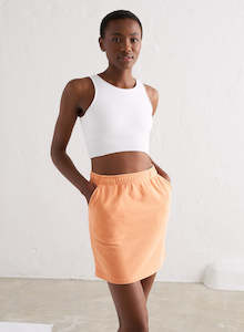 Papaya Sweat Skirt