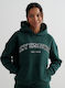 Deep Emerald Varsity Sweat Hood