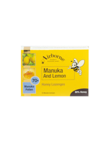 Manuka & lemon lozenges