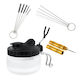 Air Brush Cleaning Kit with Spray Out Pot & Brushes