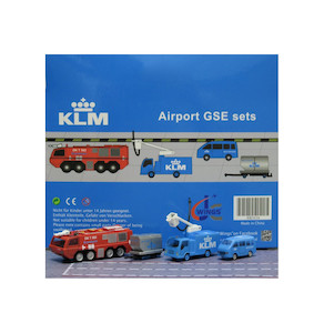 KLM Ground Support Equipment set 6 1: 200