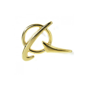 Boeing Logo Gold Lapel Pin