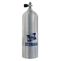 Scubair S63xv - 63cf Aluminium SCUBA Tank with combo valve - 207 Bar