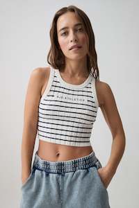 Cropped Knitted Rib Tank 135