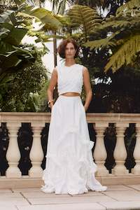 Womenswear: Kendra Frill Maxi Skirt