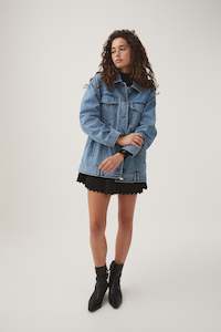 Womenswear: Aradia Oversized Denim Jacket