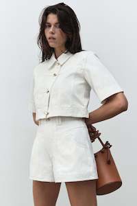 Womenswear: Ren Denim Crop Shirt