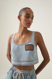 Aura Denim Top