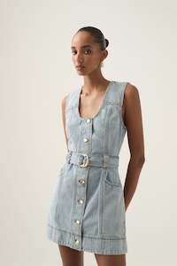 Aura Denim Mini Dress