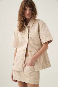 Womenswear: Kya Contrast Denim Shirt